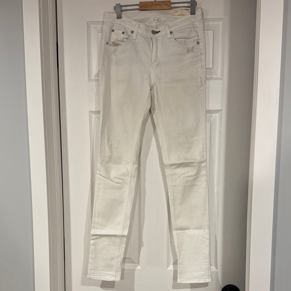 Rag & Bone White Skinny Jeans